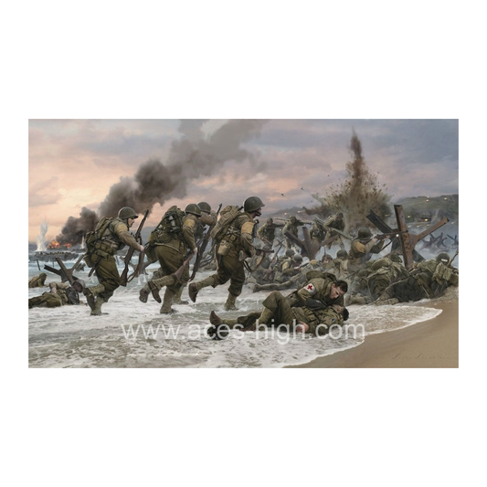 D-Day Omaha Beach Card
