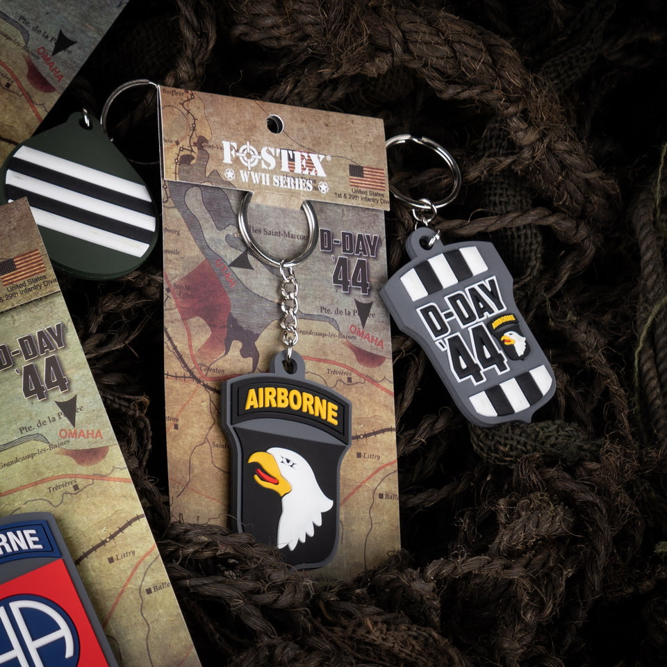 101st Airborne Insignia D-day Keychain
