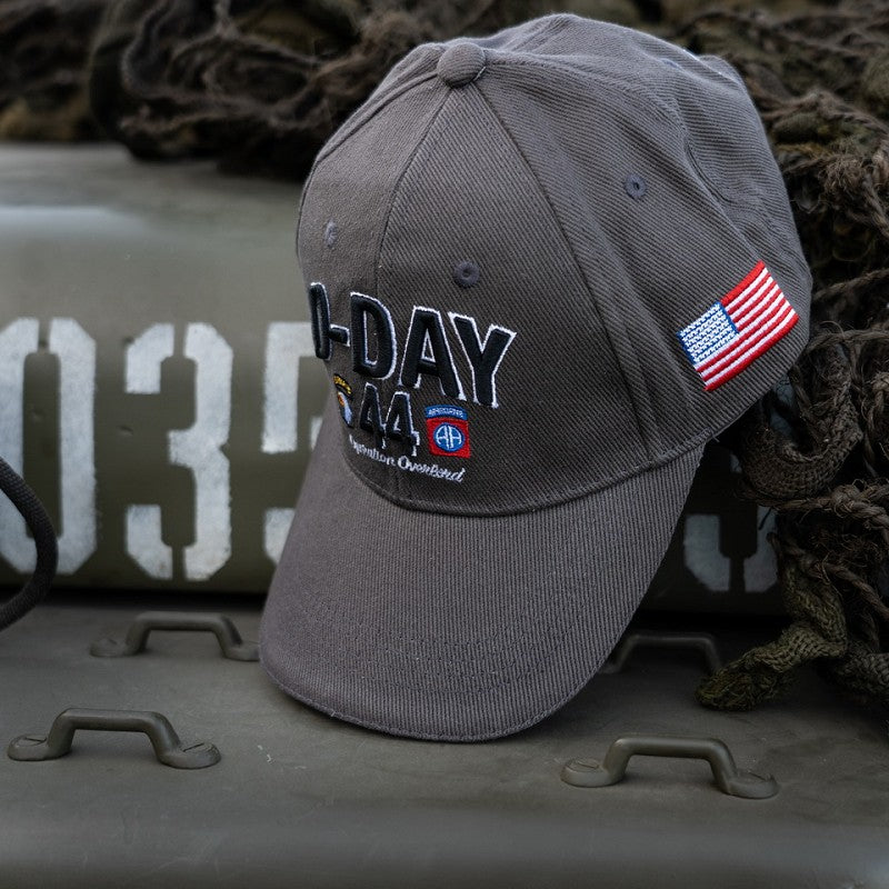 D-Day Airborne Cap Grey