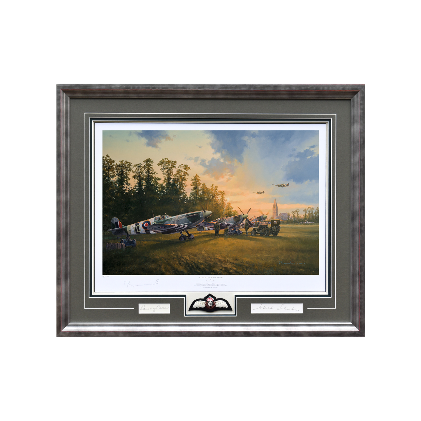 Breakout from Normandy Framed