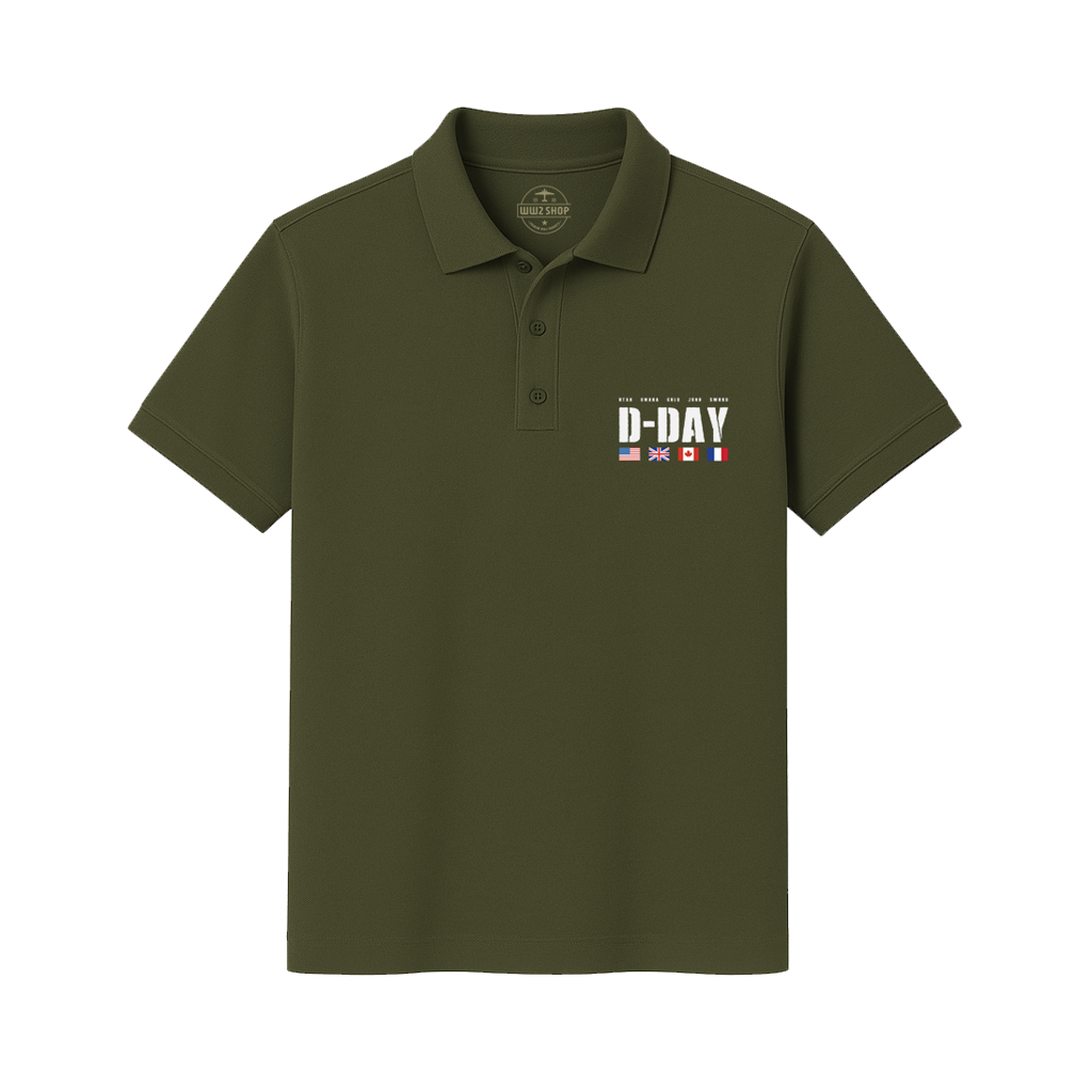 D-DAY Poloshirt Khaki