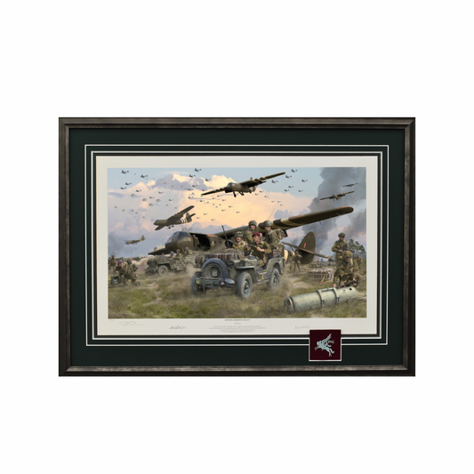 Market Garden 'Airborne Assault' Framed