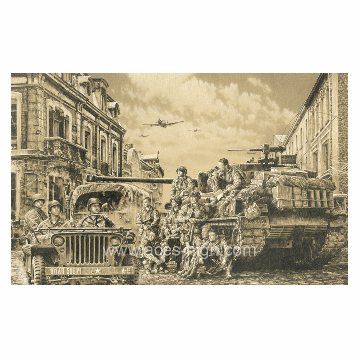 Band of Brothers print