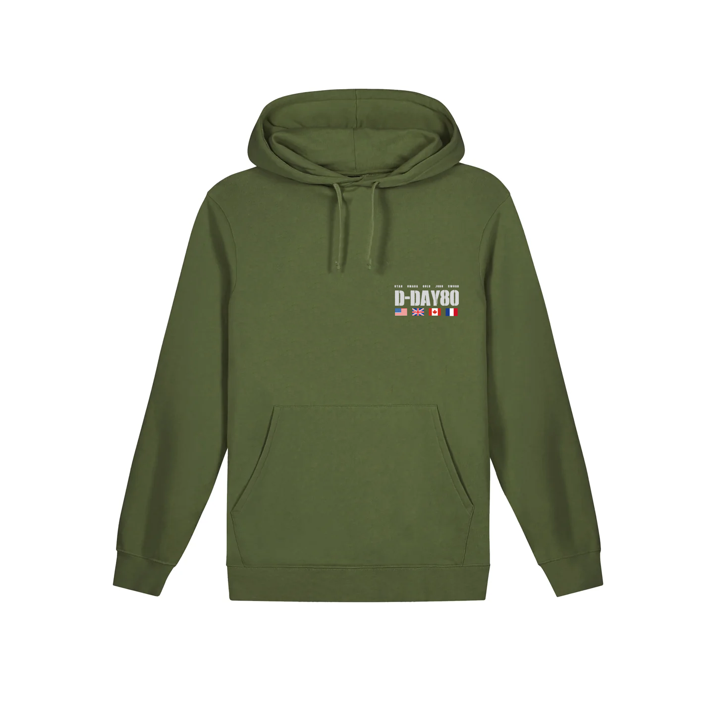 D-DAY 80 Hoodie Olive