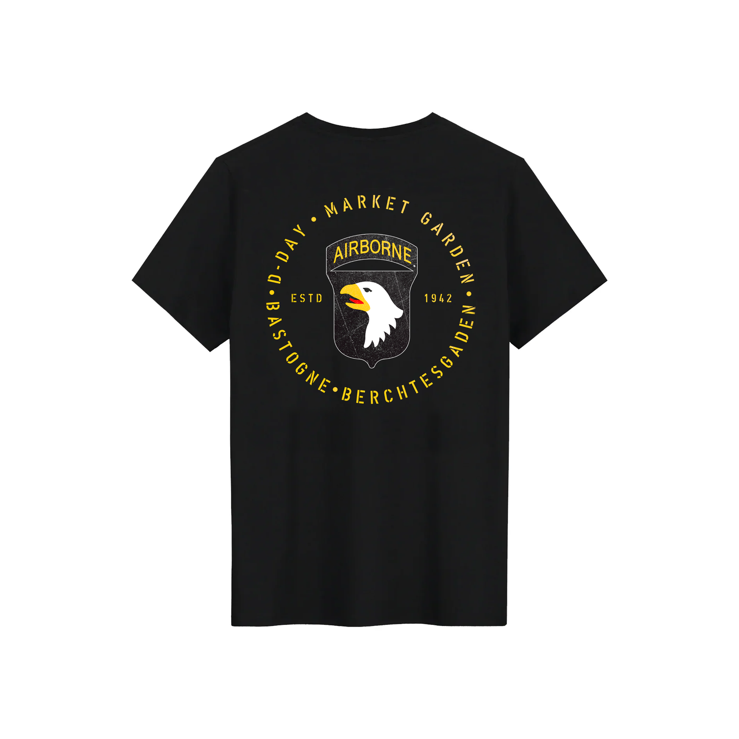 101ST AIRBORNE MISSION TEE BLACK