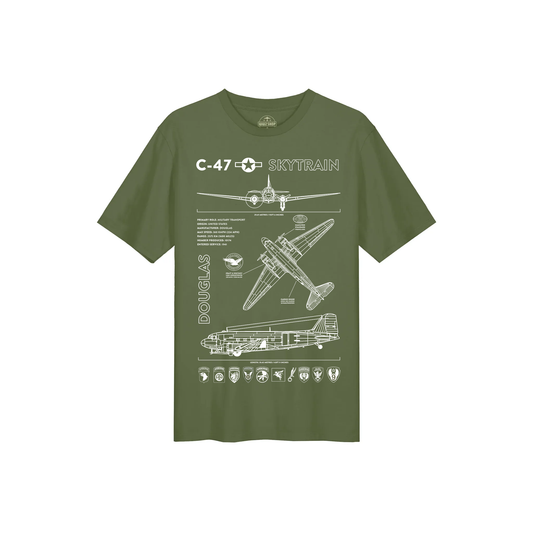 C-47 Skytrain T-shirt Olive