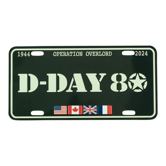 D-Day 80 plate