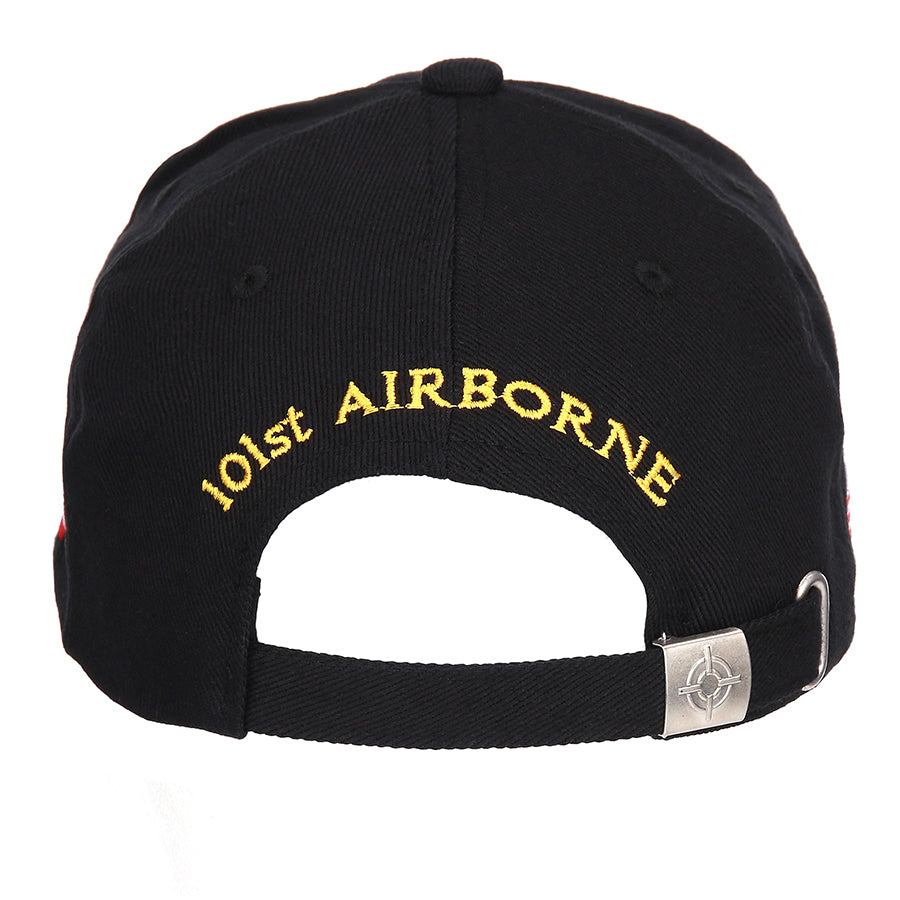 101st Airborne Cap Black