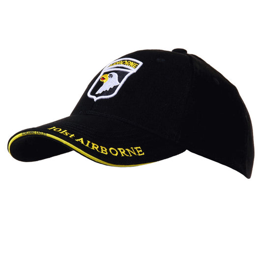 101st Airborne Cap Black Yellow