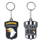 101st Airborne Insignia D-day Keychain