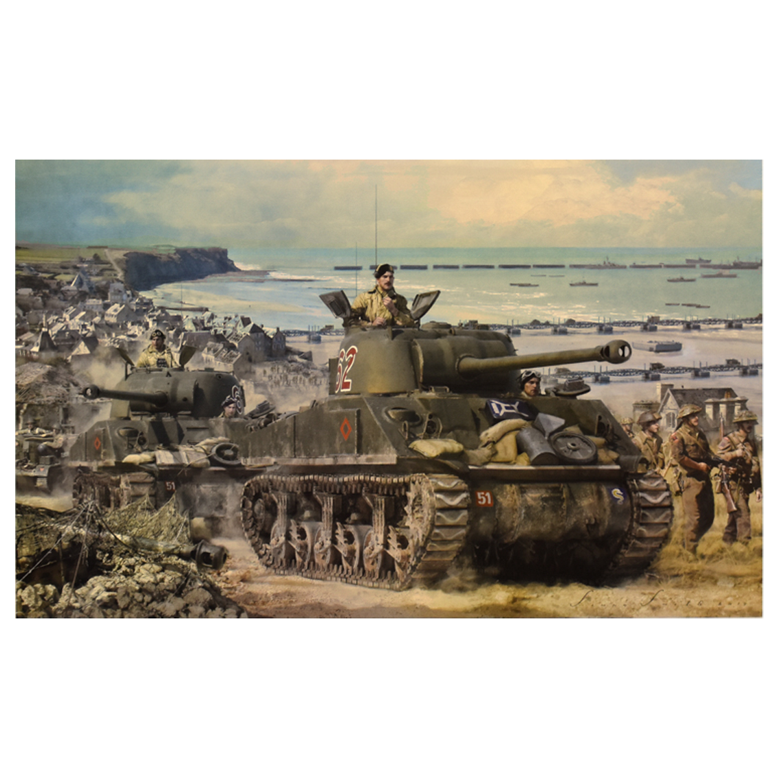 Advance from Arromanches