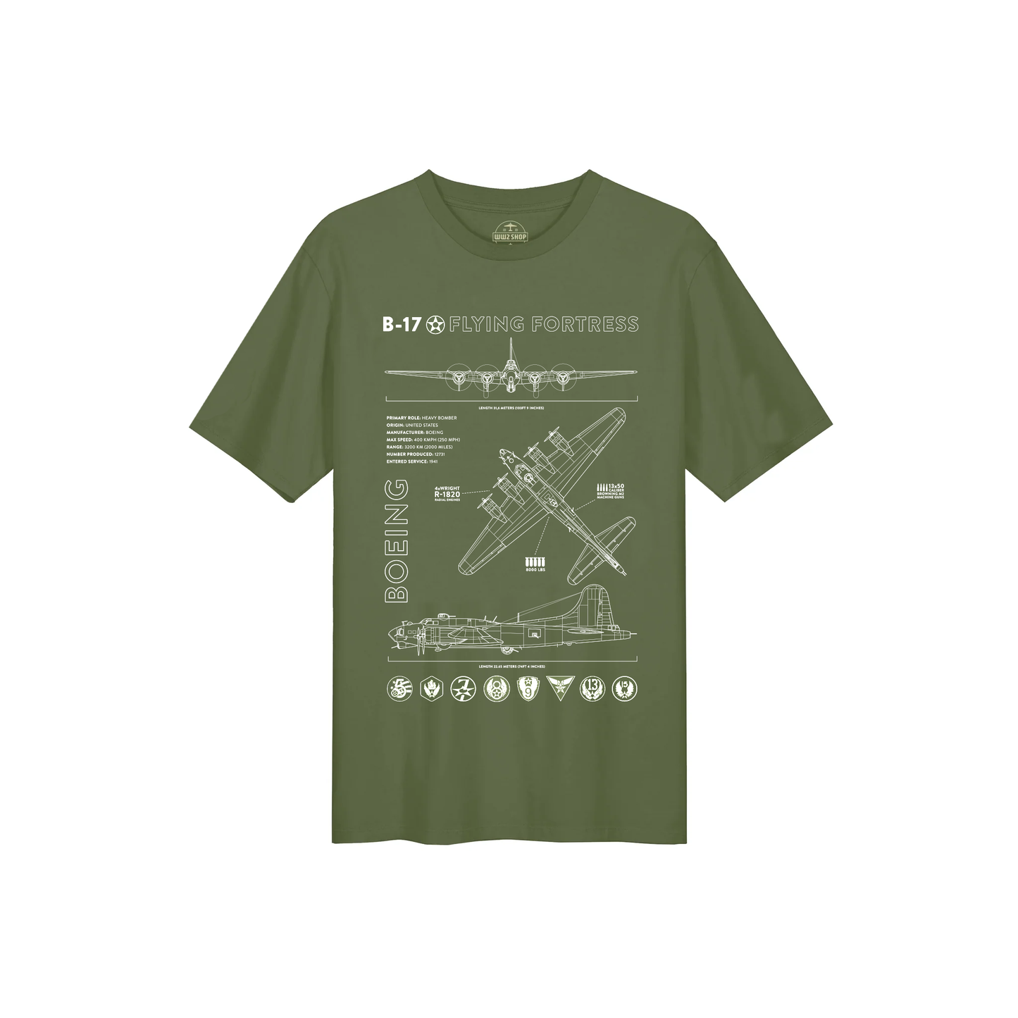 B-17 T-shirt Olive