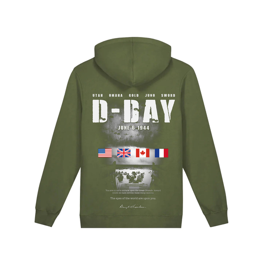 D-DAY Hoodie Olive