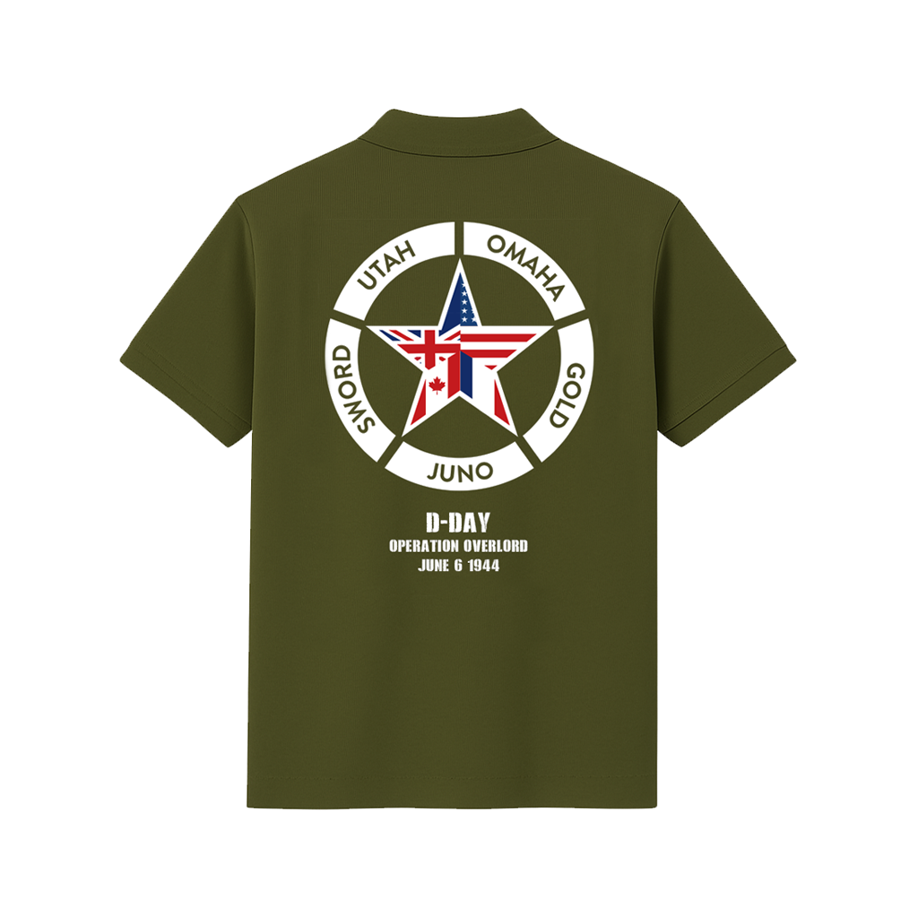 D-DAY Poloshirt Khaki