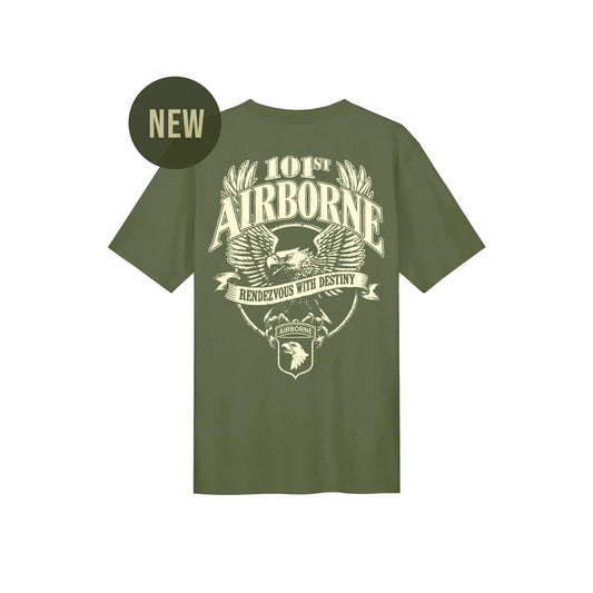 101st Eagle T-shirt Olive