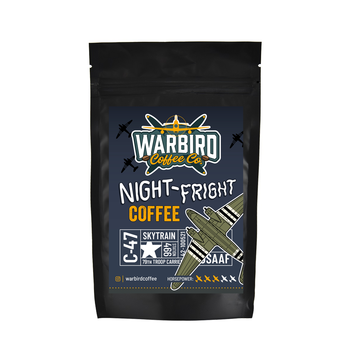 Warbird Coffee Night-Fright